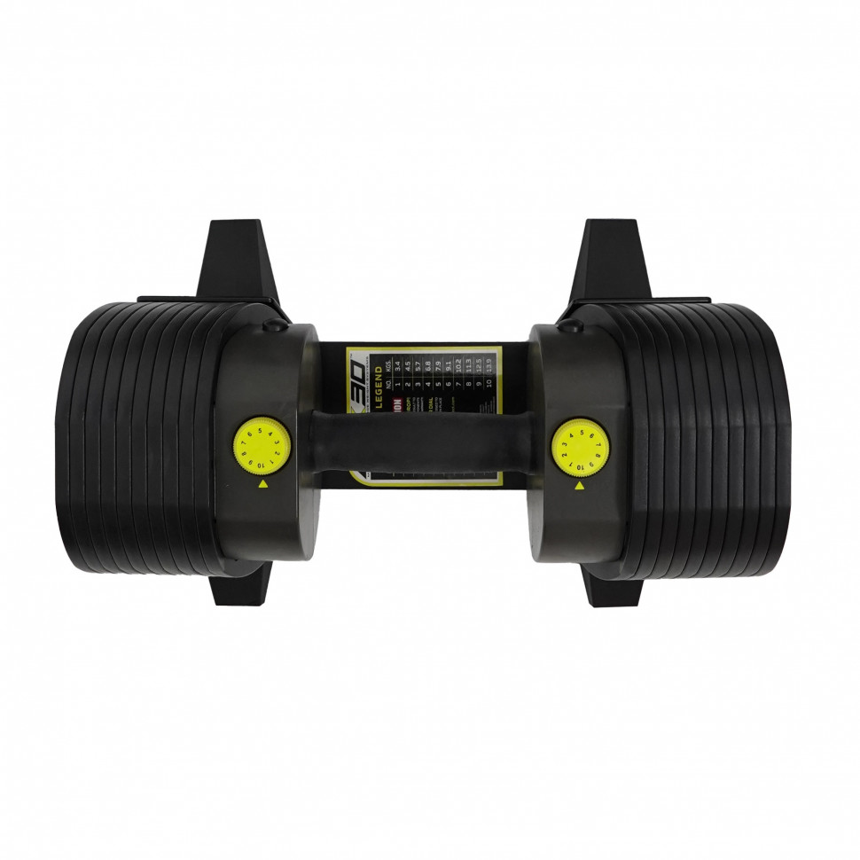 Гантель регулируемая First Degree Fitness MX Select MX30, вес 3.4-13.9 кг, 1 шт