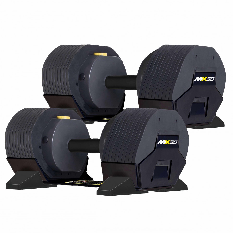 Гантели наборные First Degree Fitness MX Select MX-30, вес 3.4-13.9 кг, 2 шт без стойки