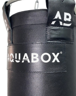 Мешок боксерский водоналивной AQUABOX кожа 30/180/60 кг черный
