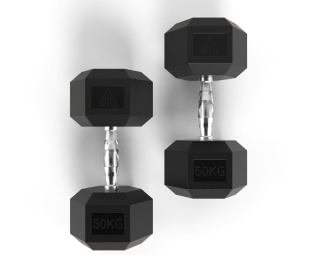 Гантели DFC DB001-50 Гексагональные, 2 шт. по 50 кг