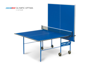 Стол теннисный Start Line Olympic Optima Синий с сеткой