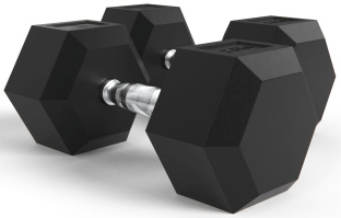 Гантели DFC DB001-42.5 Гексагональные, 2 шт. по 42.5 кг